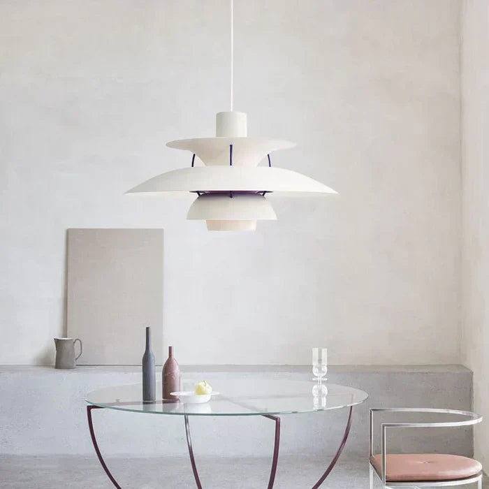 Morandi modern LED-hänglampa — färgglad skärm