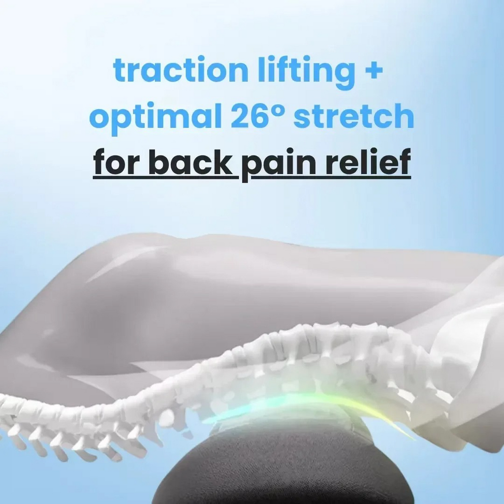 Masseur dorsal 3-en-1 LuminaBack avec réglages de chaleur et de vibration