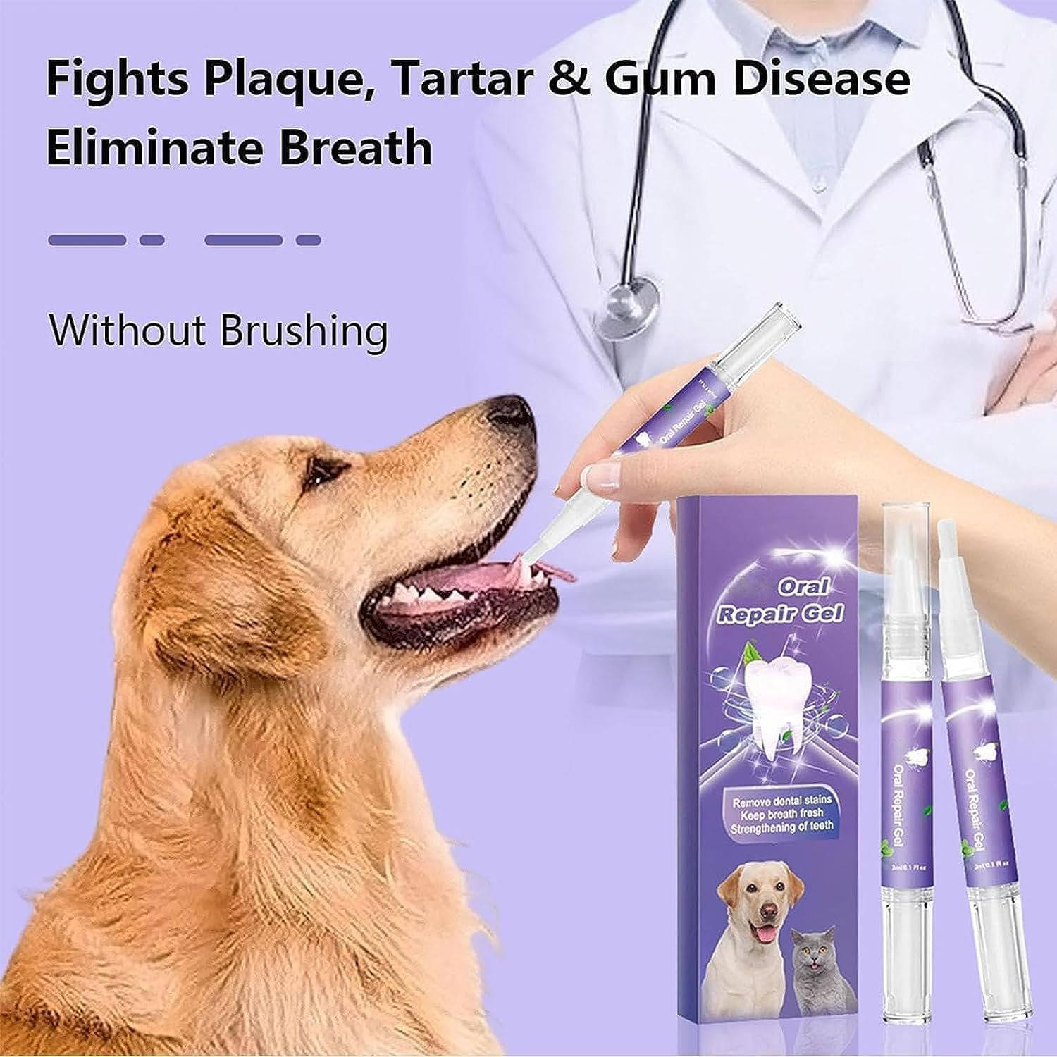 3 Set Dog Oral Repair Gel | Filindra