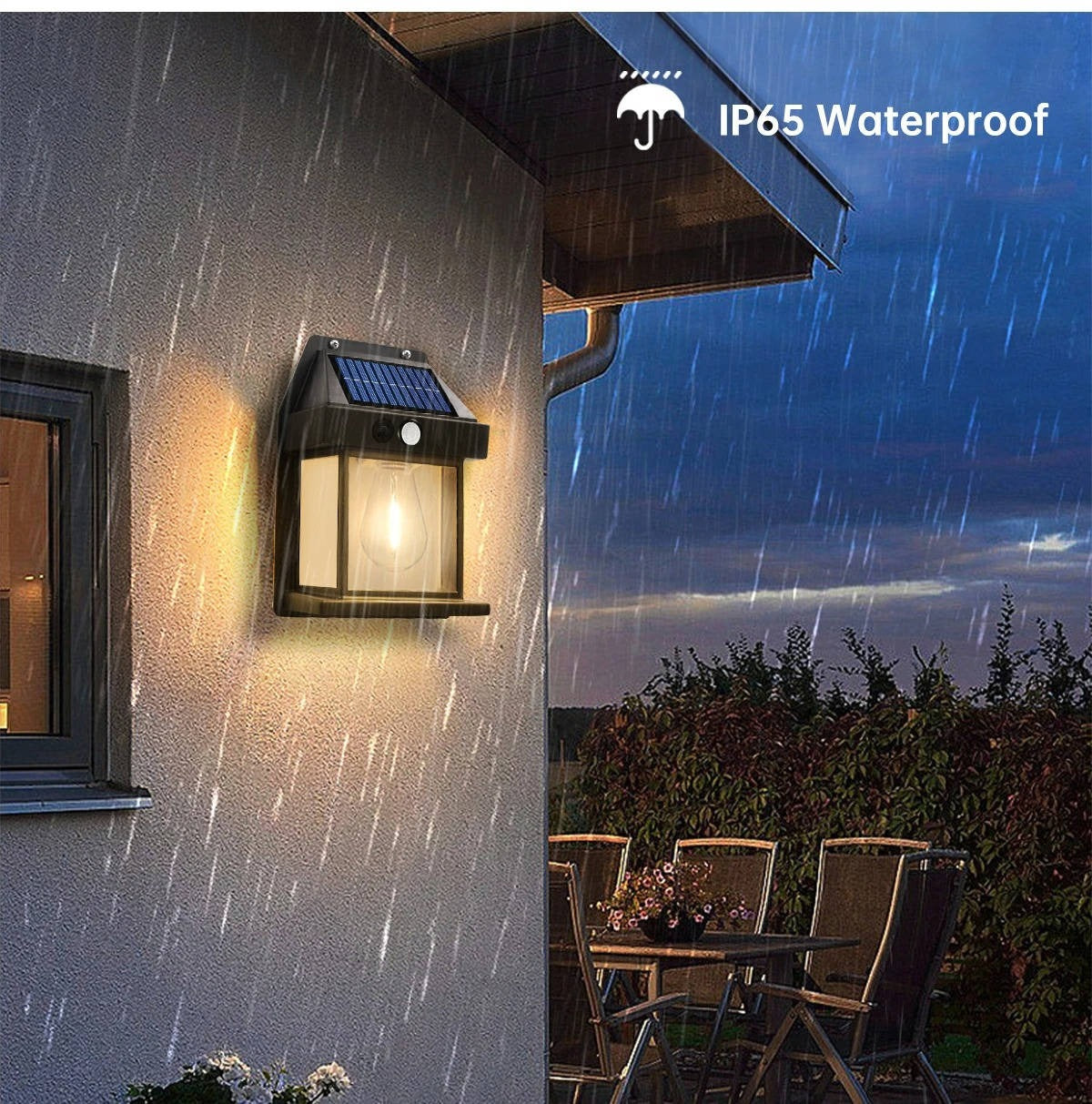 2 Set Solar Wall Lamp Outdoor | Filindra