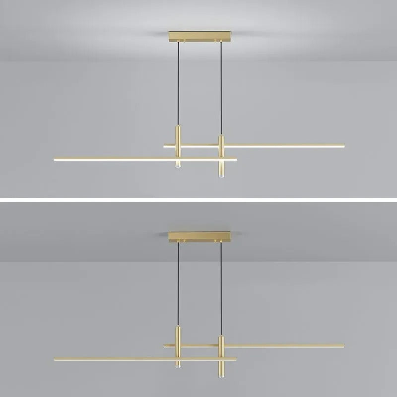 Nexa linjär pendellampa — minimalistisk spotlightarmatur