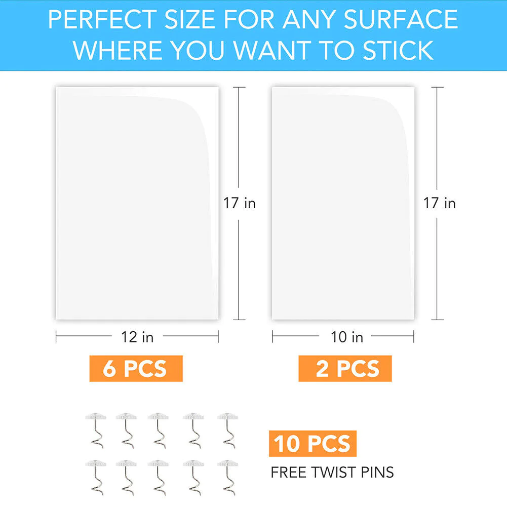 8PC Cat Scratch Furniture Protector Guards Anti-Scratch Couch Protector Pads | Filindra