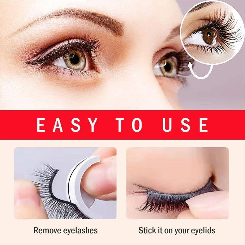 Premium Reusable Self-Adhesive Eyelashes | Filindra