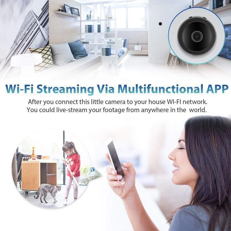 1080p Magnetic WiFi Mini Camera | Filindra