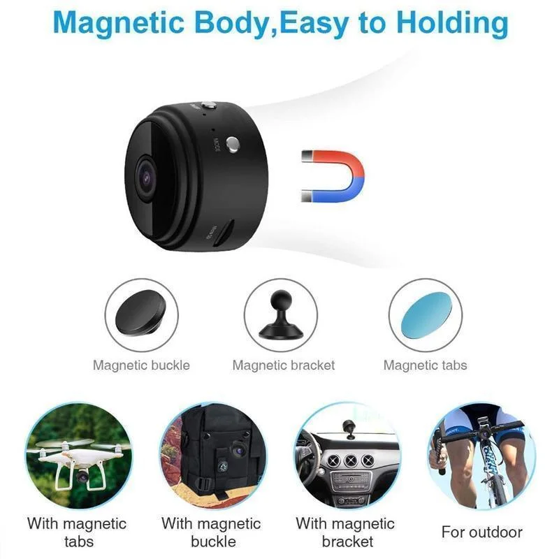 1080p Magnetic WiFi Mini Camera | Filindra