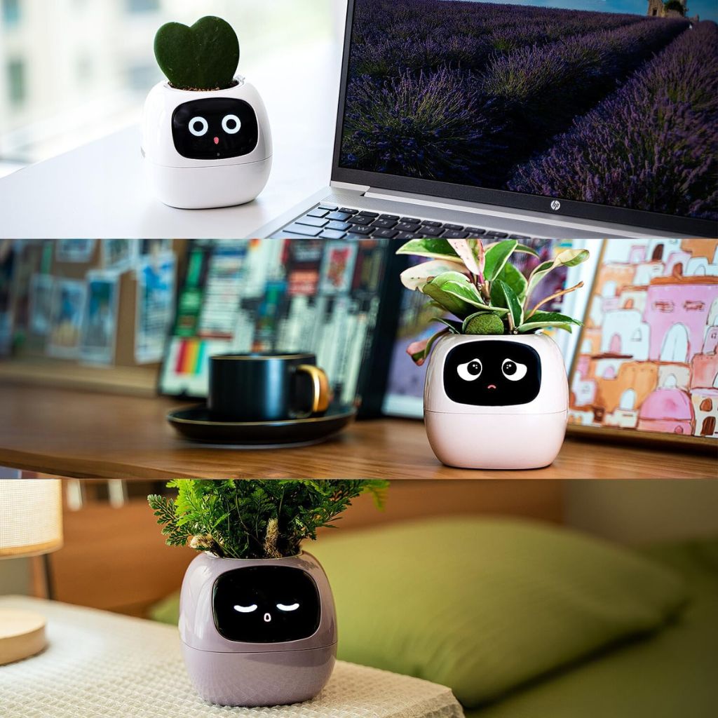 Ivy intelligenter Pflanztopf - Reagiert auf Gesten, über 70 einzigartige Animationen