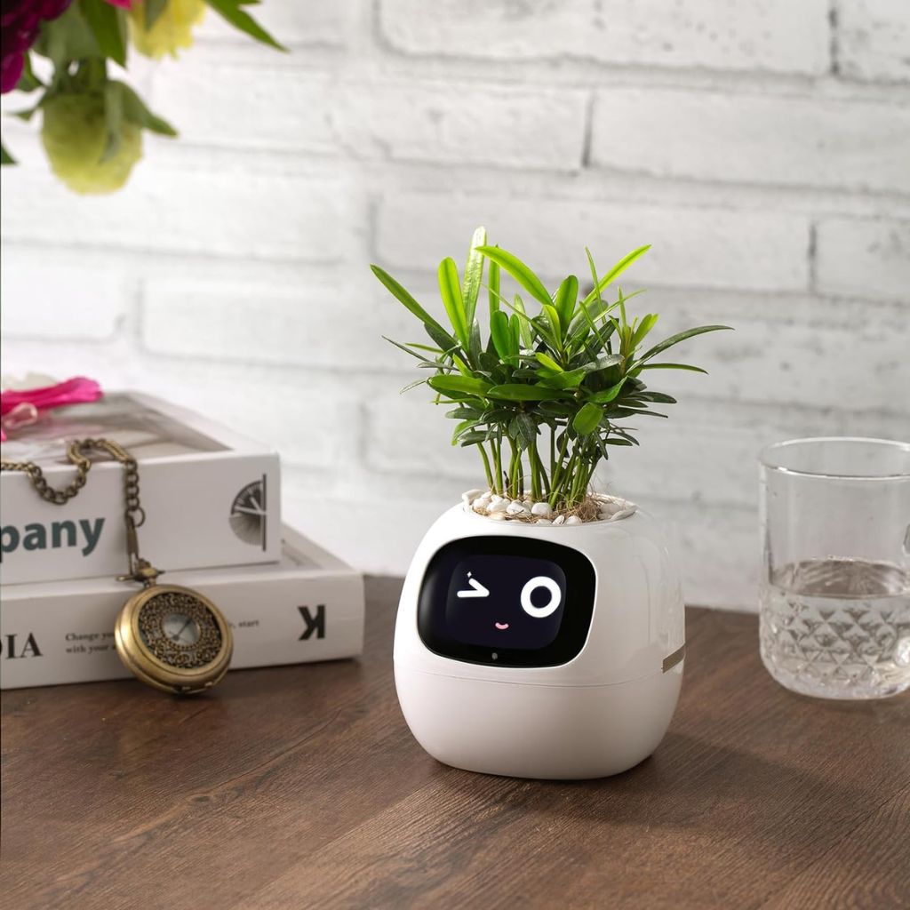 Ivy intelligenter Pflanztopf - Reagiert auf Gesten, über 70 einzigartige Animationen