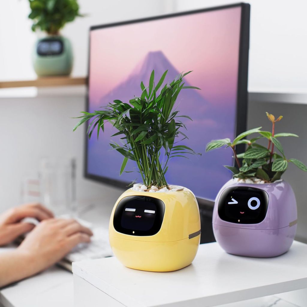 Ivy intelligenter Pflanztopf - Reagiert auf Gesten, über 70 einzigartige Animationen