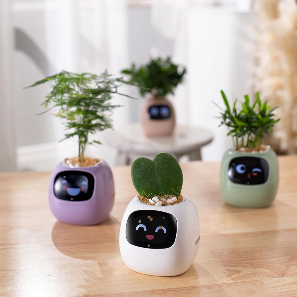 Ivy intelligenter Pflanztopf - Reagiert auf Gesten, über 70 einzigartige Animationen