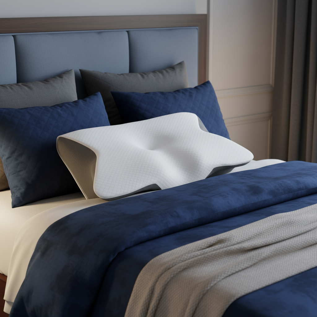 OrthoCloud Memory-Foam-Kernkissen mit ergonomischem Design