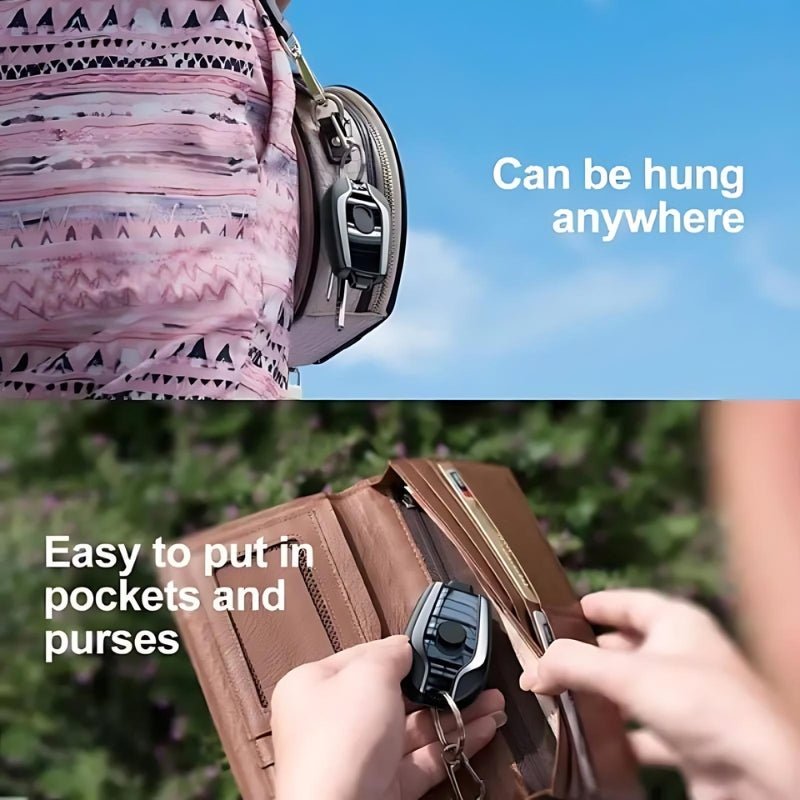 Încărcător mini pentru telefon KeyCharge — baterie de rezervă compactă, cu breloc