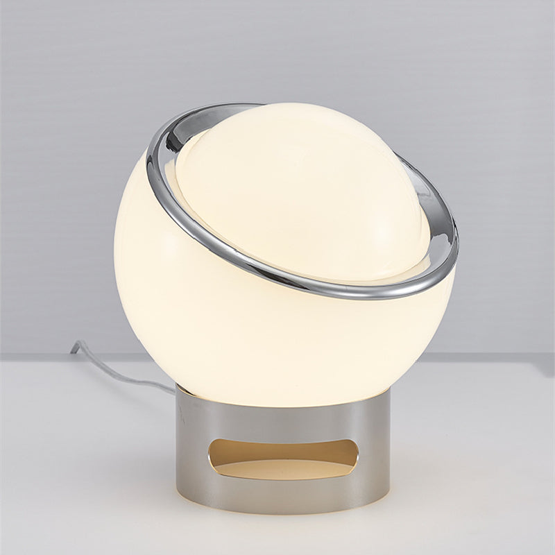 NovaLux Opal-Schreibtischlampe im Bauhaus-Glas-Stil für moderne Schreibtische und Regale
