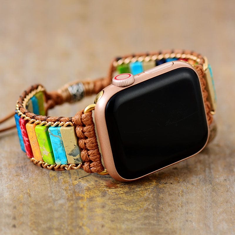 Elirion Wickelarmband für die Apple Watch — Handgefertigtes Boho-Armband