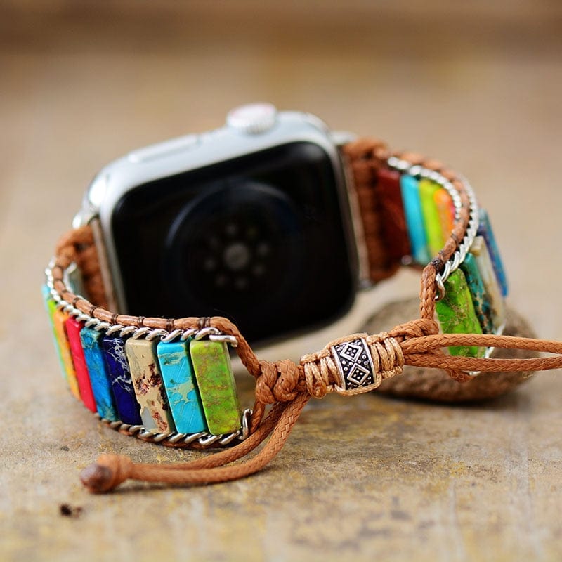 Elirion Wickelarmband für die Apple Watch — Handgefertigtes Boho-Armband
