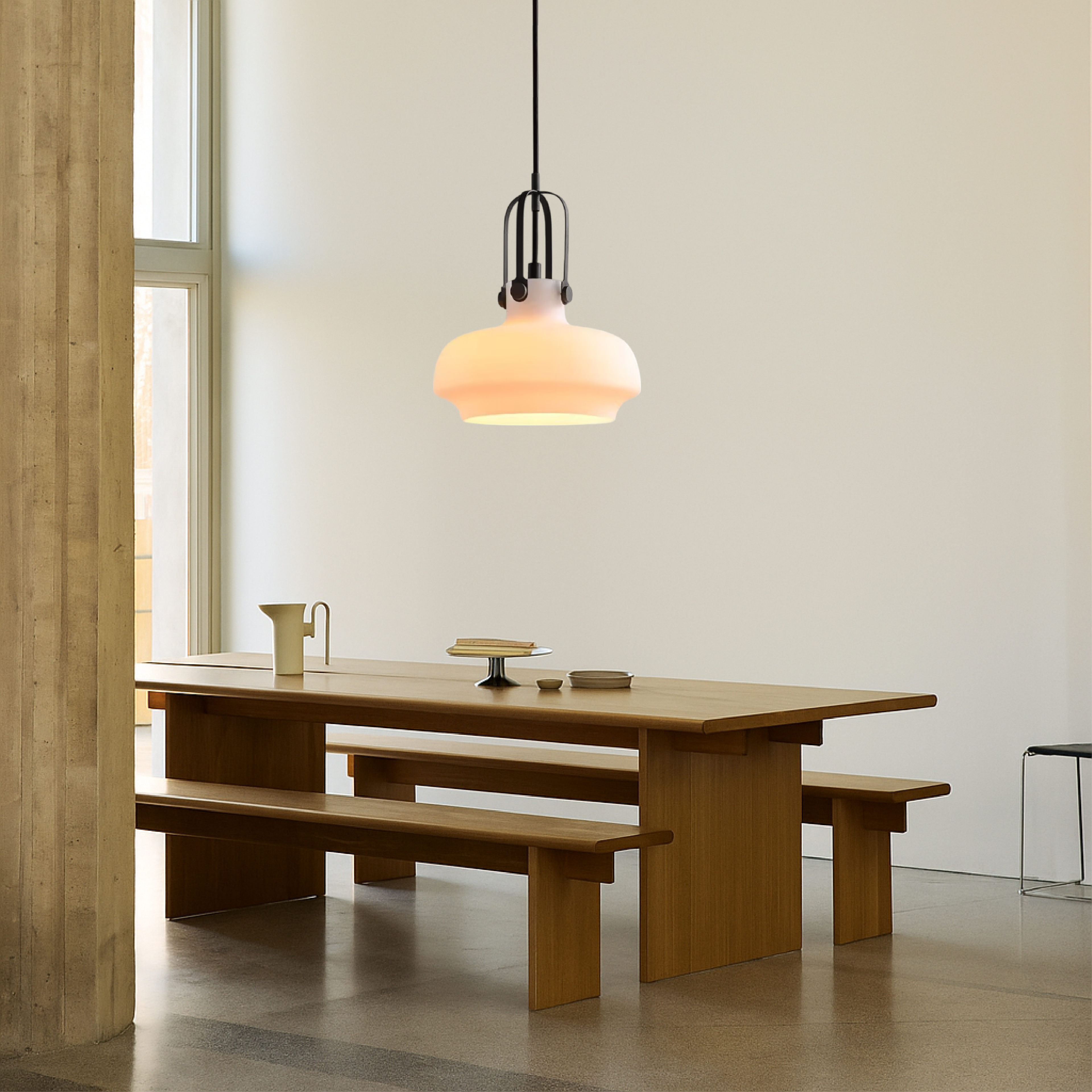 Kirrea Loft Style Pendant Light With Industrial Metal Finish
