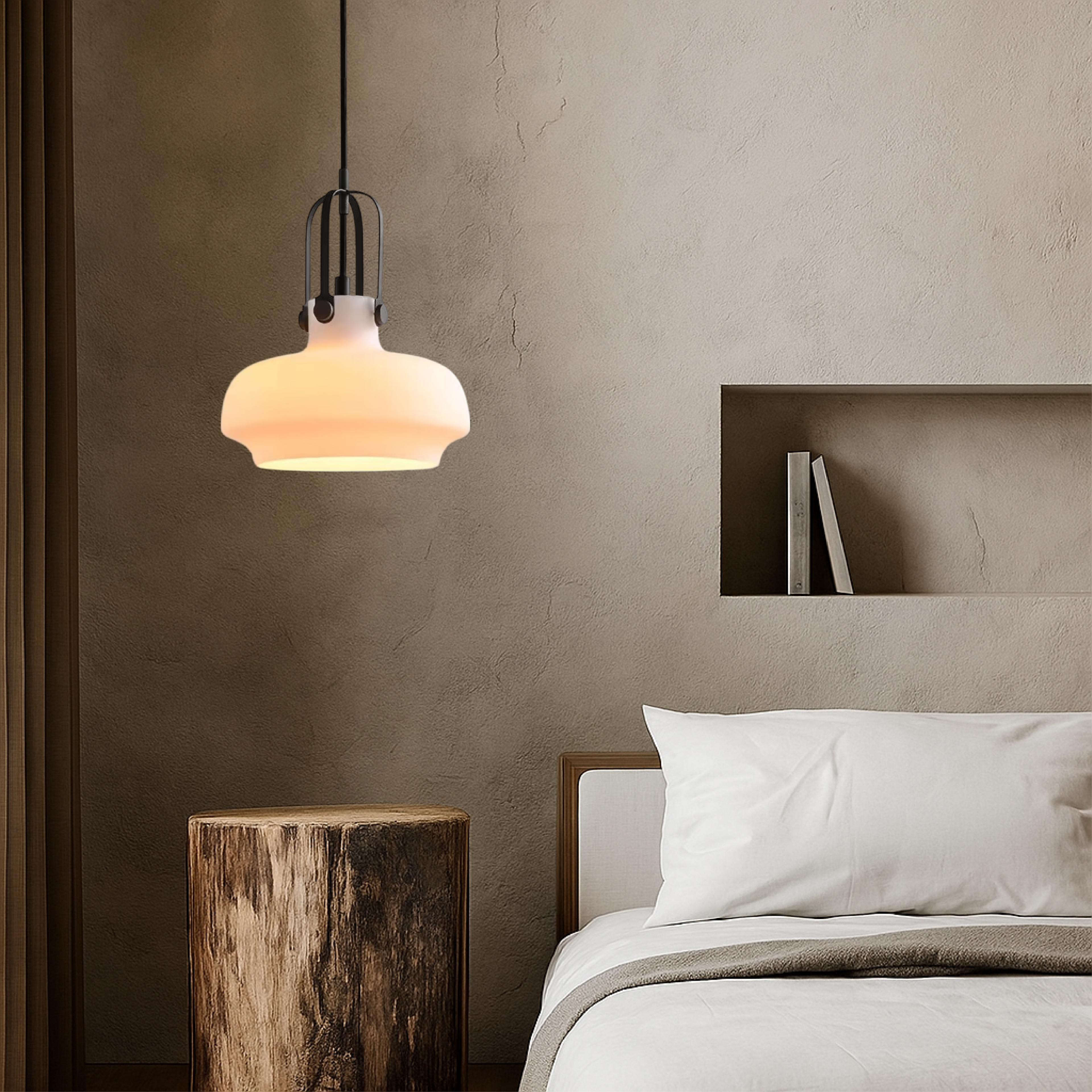 Kairo industrielle Pendelleuchte für Loft mit Metallfinish