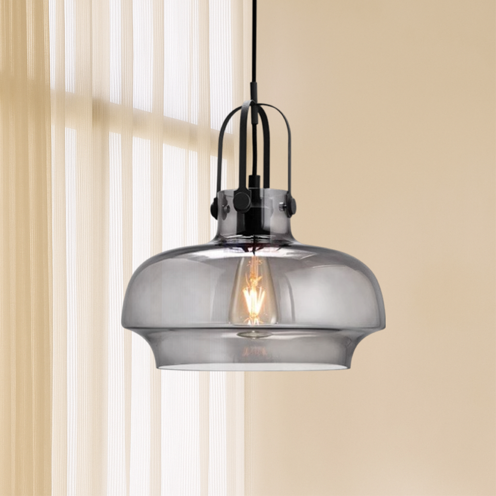 Kirrea Loft Style Pendant Light With Industrial Metal Finish