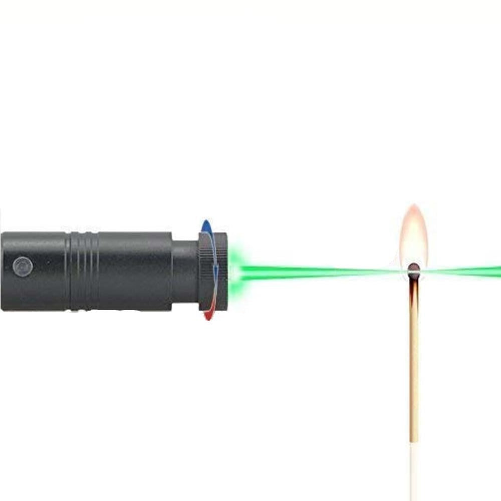 303 laserpointer — meget synlig grøn stråle, klarhed på lang afstand