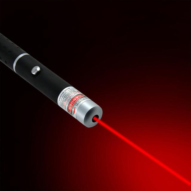 Profesionální laserové ukazovátko Laservisier 5MW — přepínatelné režimy červené, zelené a modré barvy