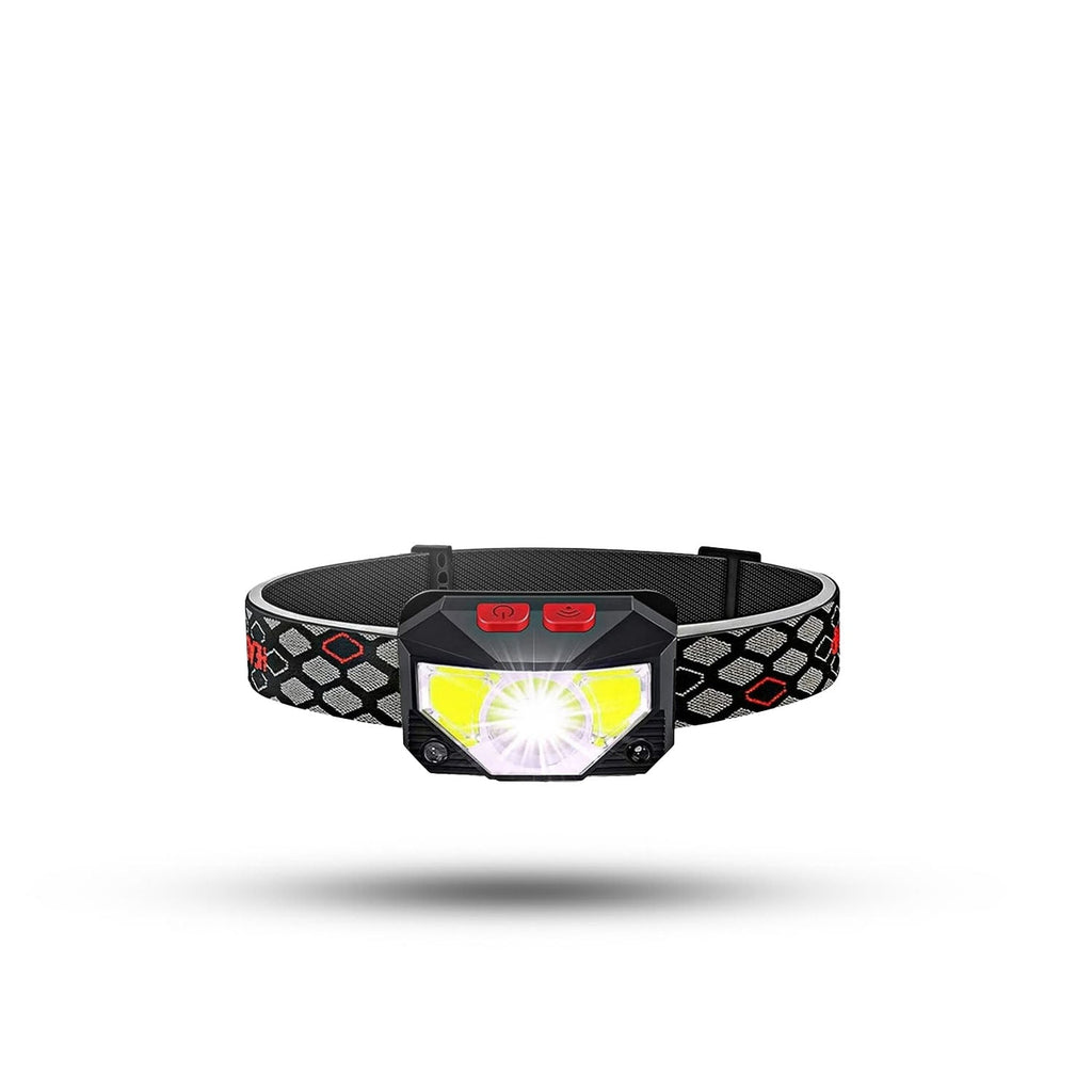 Motion Sensor LED Headlamp — 8 Lighting Modes, Hands-Free Use