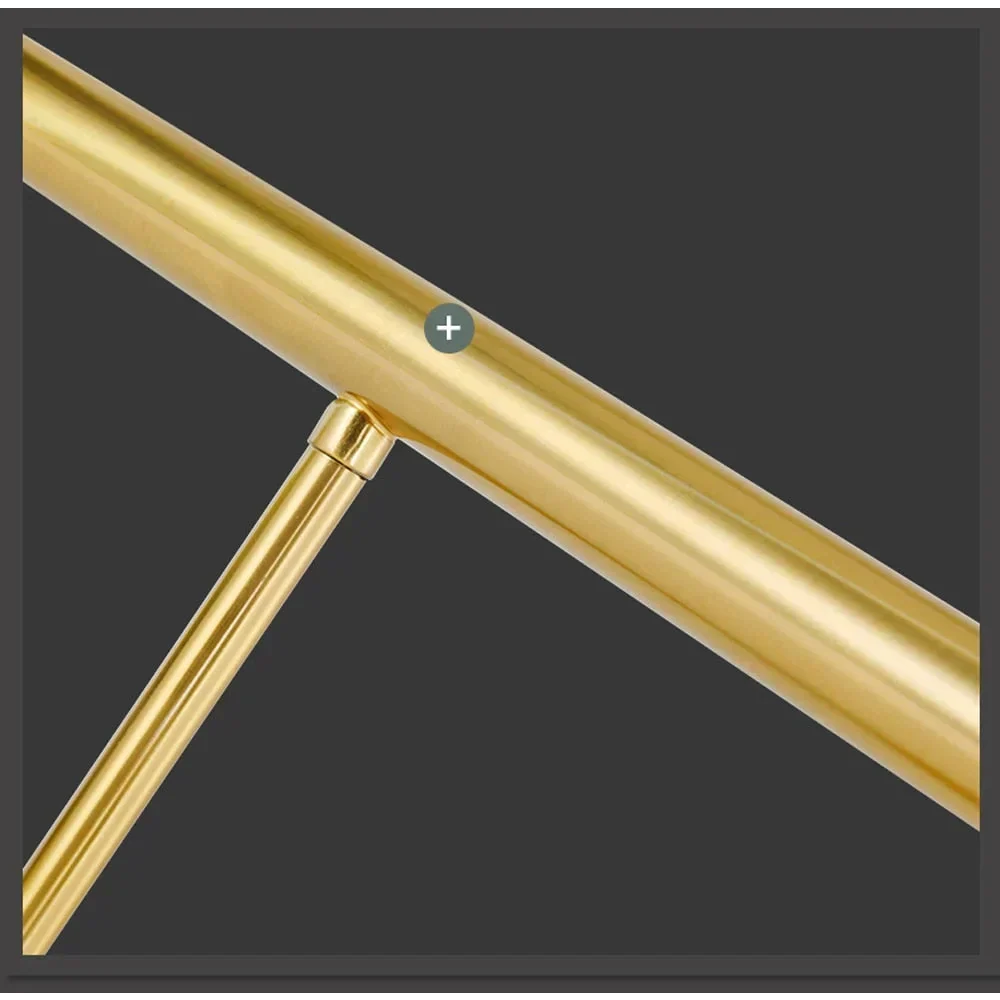G9 LED Surface Mounted Ceiling Lamp — Curved Tube in Copper, Gold, Black & Silver