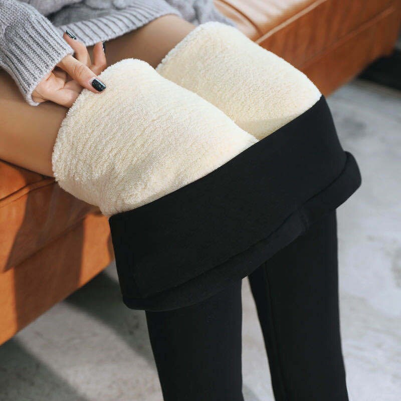 Ultra-Soft Cashmere-Lined Leggings for Autumn & Winter