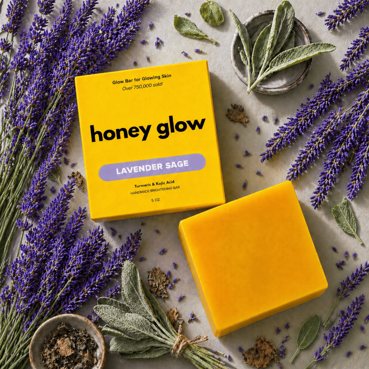 Turmeric & Kojic Acid Gentle Cleansing Bar — Hydrating Brightener