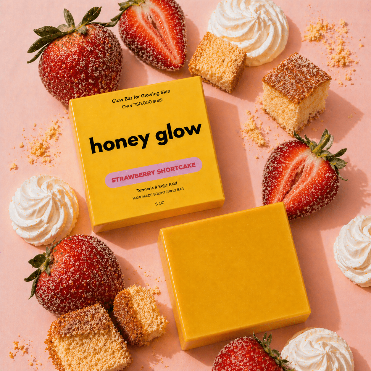 Turmeric & Kojic Acid Gentle Cleansing Bar — Hydrating Brightener
