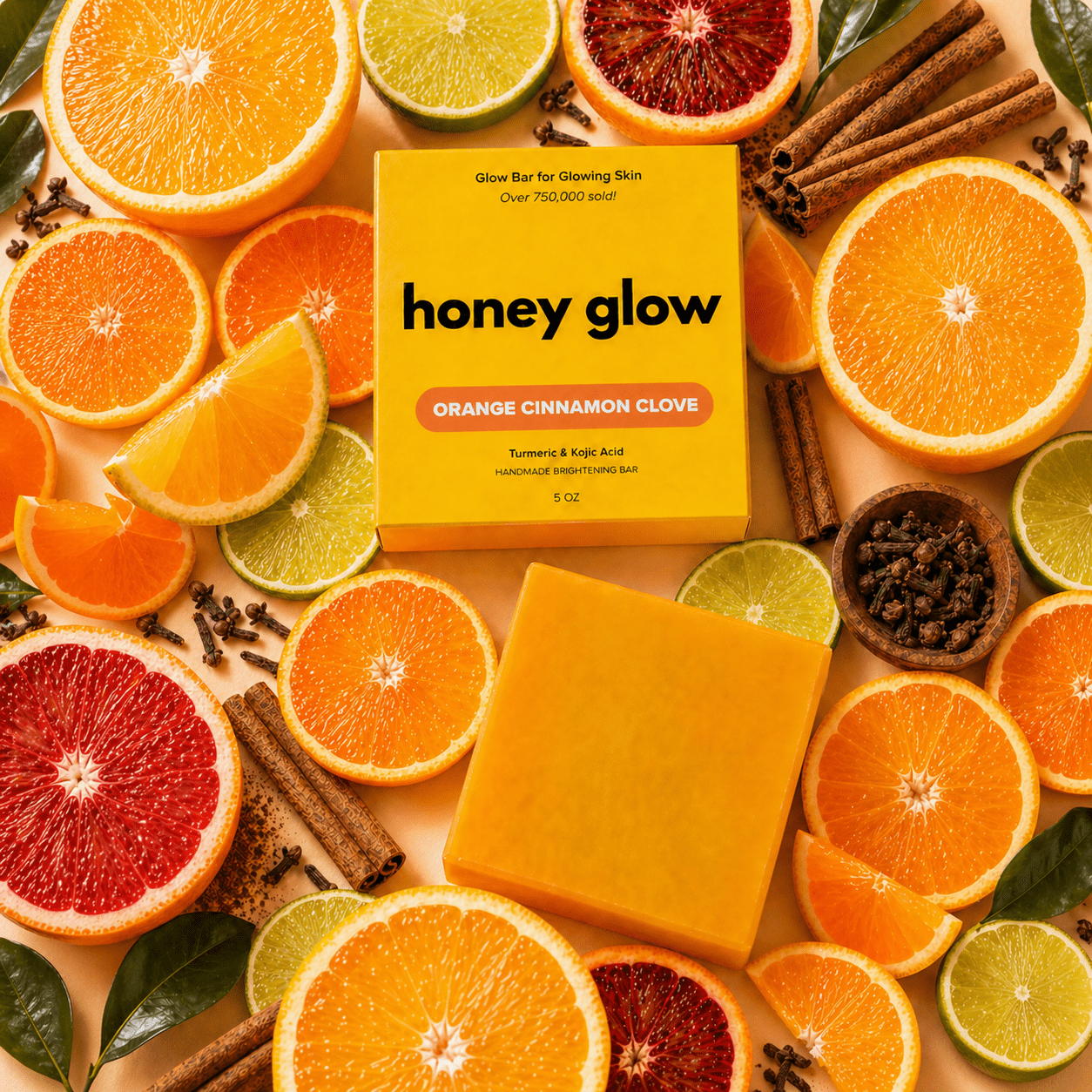 Turmeric & Kojic Acid Gentle Cleansing Bar — Hydrating Brightener