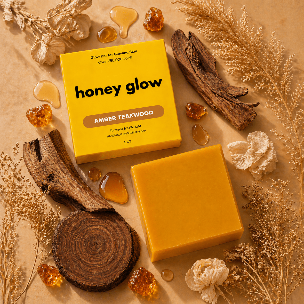 Turmeric & Kojic Acid Gentle Cleansing Bar — Hydrating Brightener