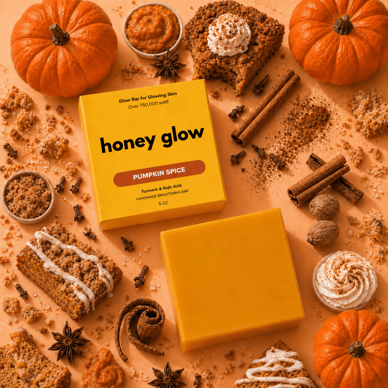 Turmeric & Kojic Acid Gentle Cleansing Bar — Hydrating Brightener