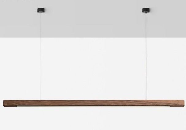 SolaraWood justerbar pendellampe i træ — loftslampe med integreret LED