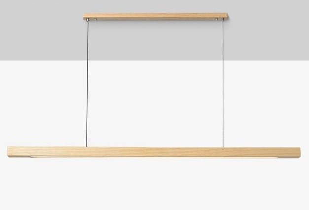 SolaraWood justerbar pendellampe i træ — loftslampe med integreret LED