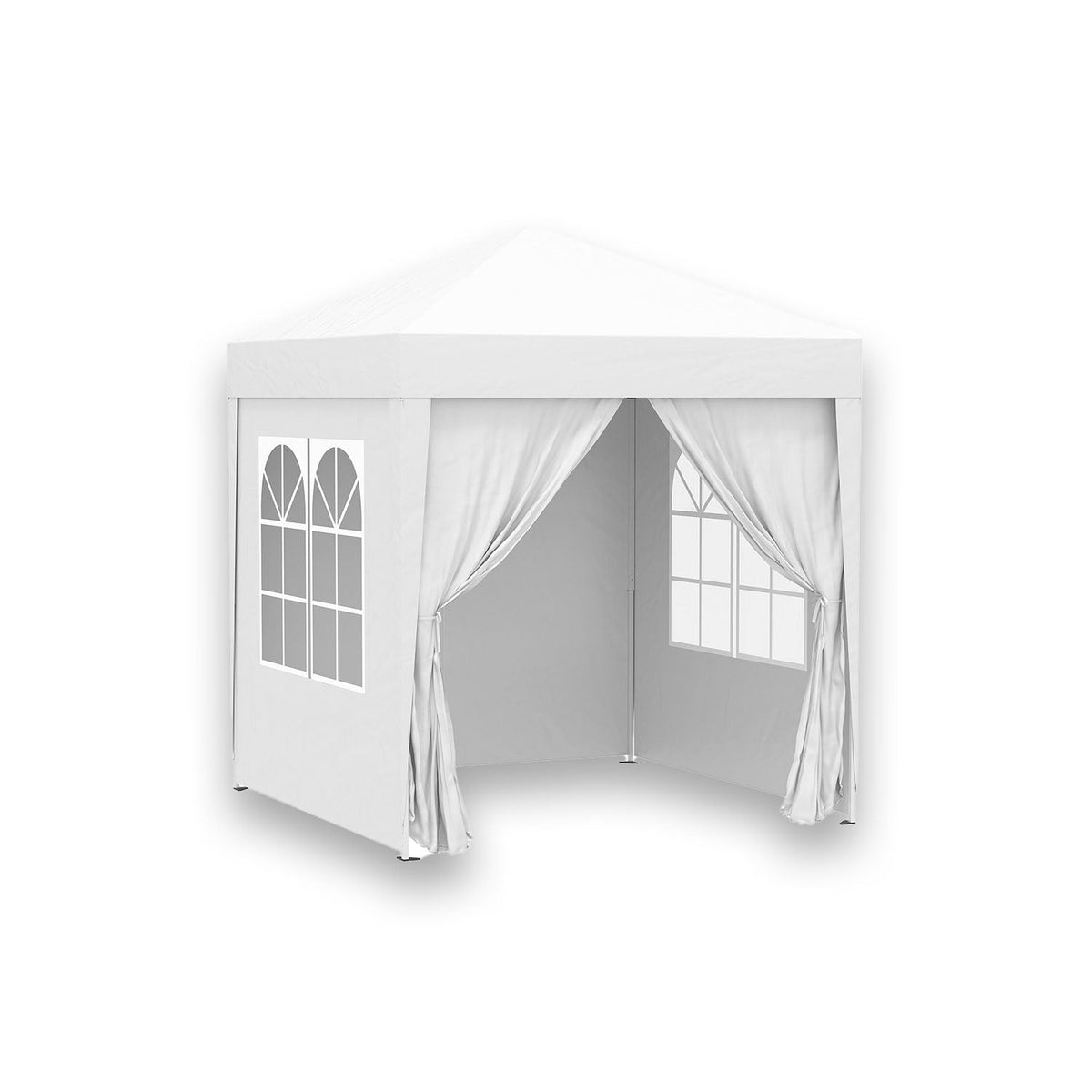 Faltbarer Pavillon 2m x 2m — Aufklappbares Partyzelt für draußen