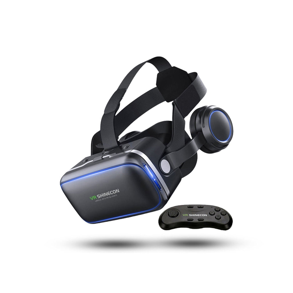 360° VR-headsetbriller til smartphone — Bluetooth-fjernbetjening
