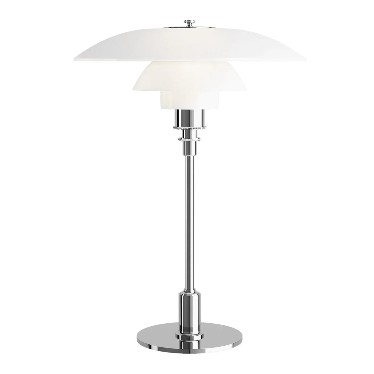 NovaGlow LED-bordslampa — Skandinavisk minimalistisk silhuett, Ø 11" × H 47 cm
