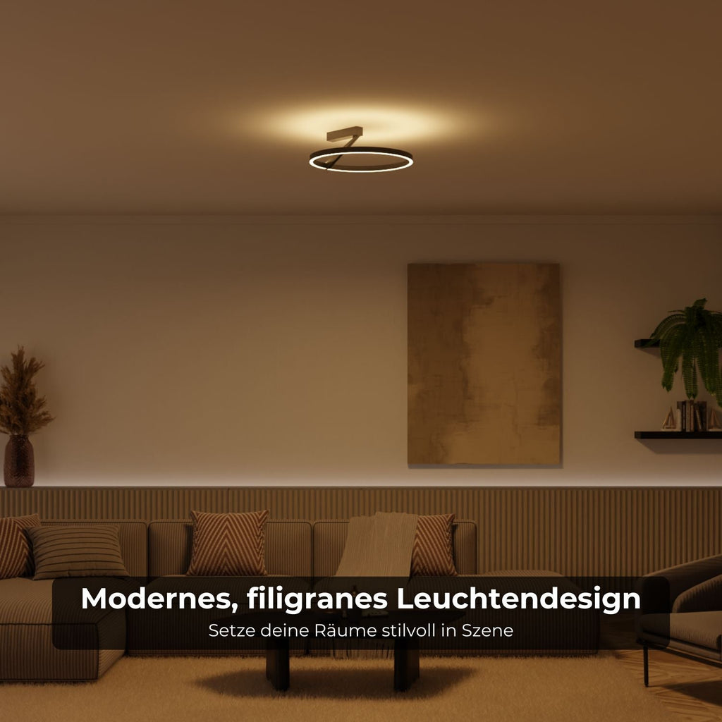 Noira Ceiling Light — Up and Downlight 2700K Warm Glow