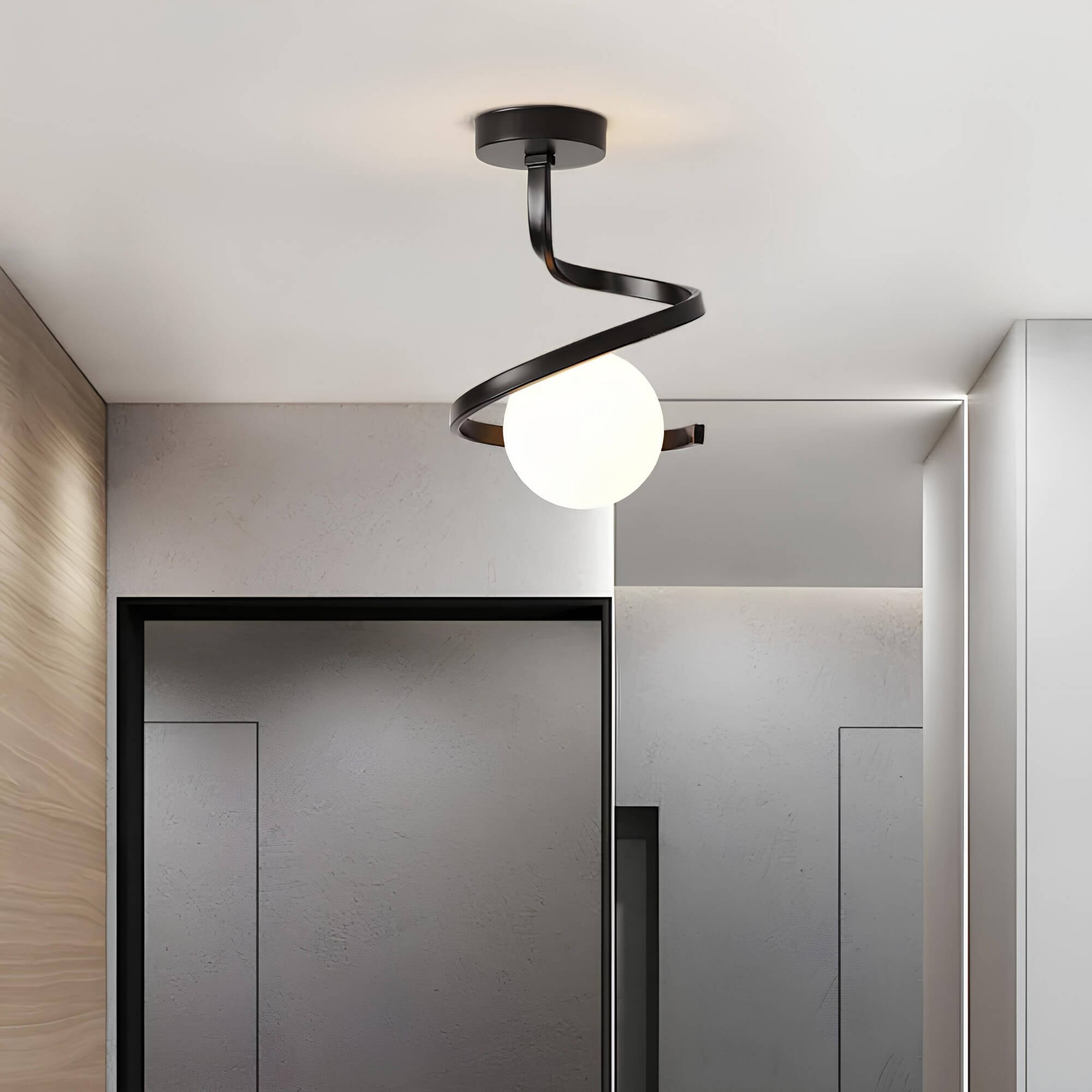 Viretta Ceiling Light With Ambient Led In Living Spaces