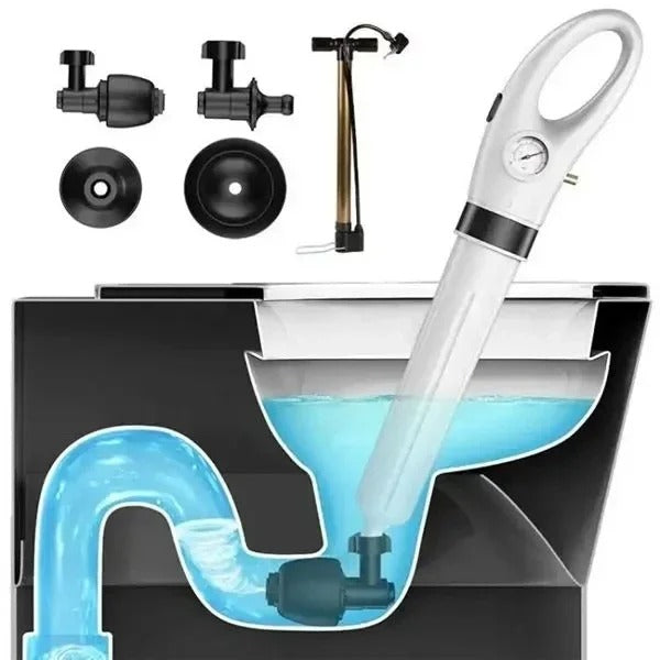 Déboucheur de toilettes AquaPro Eco haute pression — Design compact et écologique