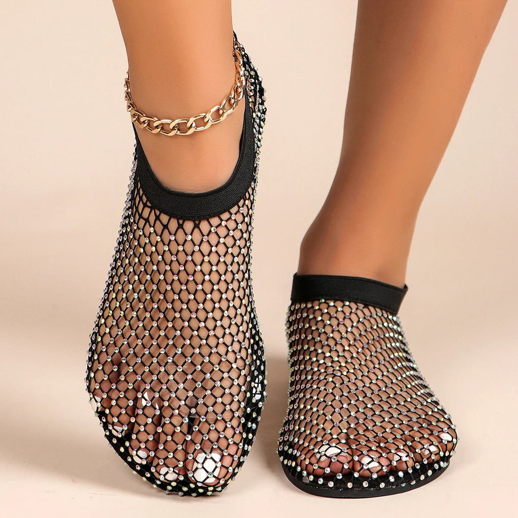 Monaco Mesh-Ballerinas — leicht mit schimmerndem Finish