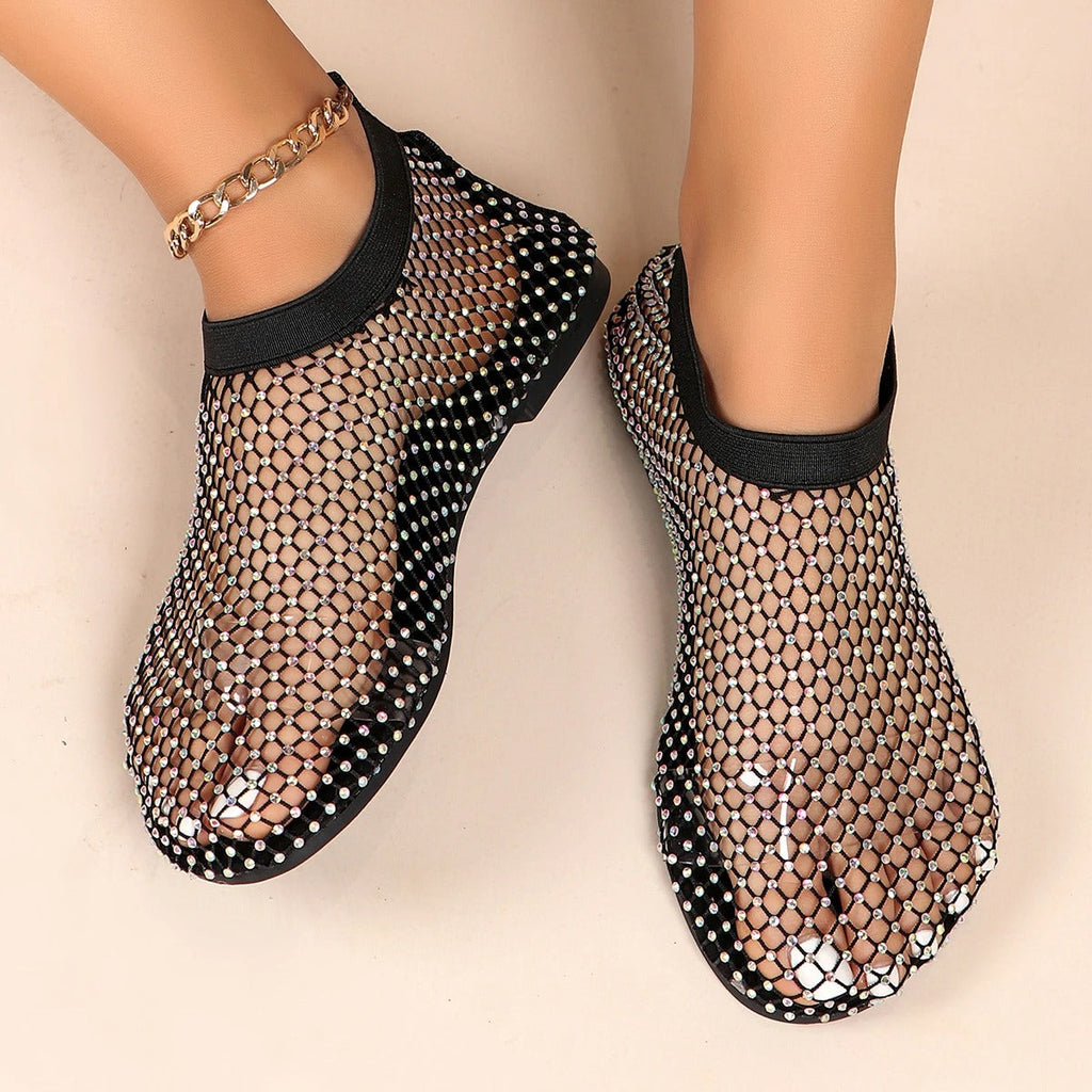 Monaco Mesh-Ballerinas — leicht mit schimmerndem Finish