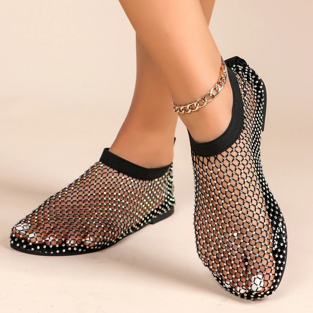 Monaco Mesh-Ballerinas — leicht mit schimmerndem Finish