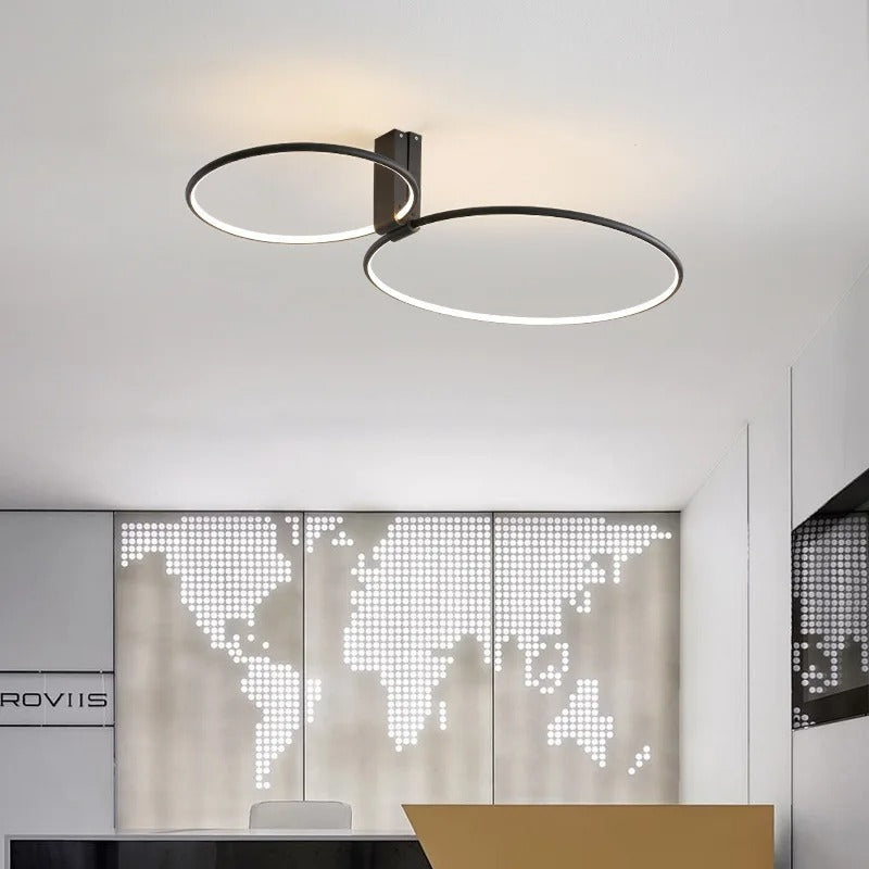 LumaCrest Modern LED Ceiling Light For Living Areas