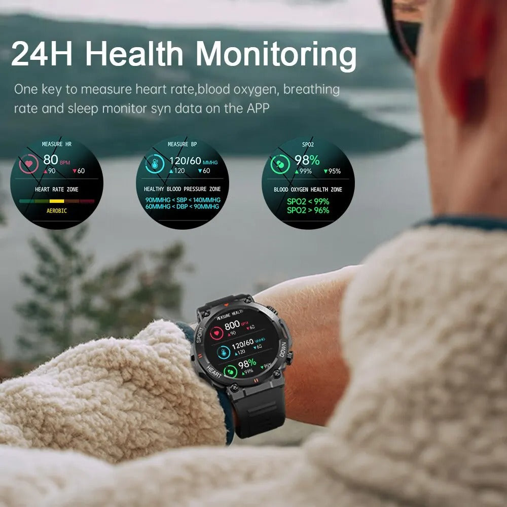 Titan Watches taktisk smartwatch — uforgængeligt, lang batteritid