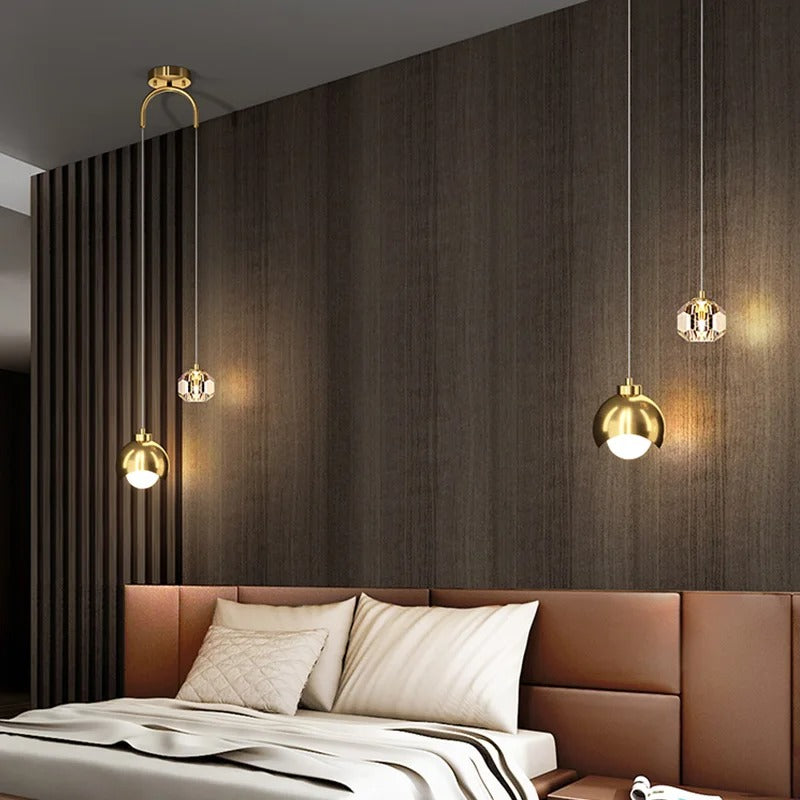 NovaLume Modern LED Pendant Light For Bedroom And Dining