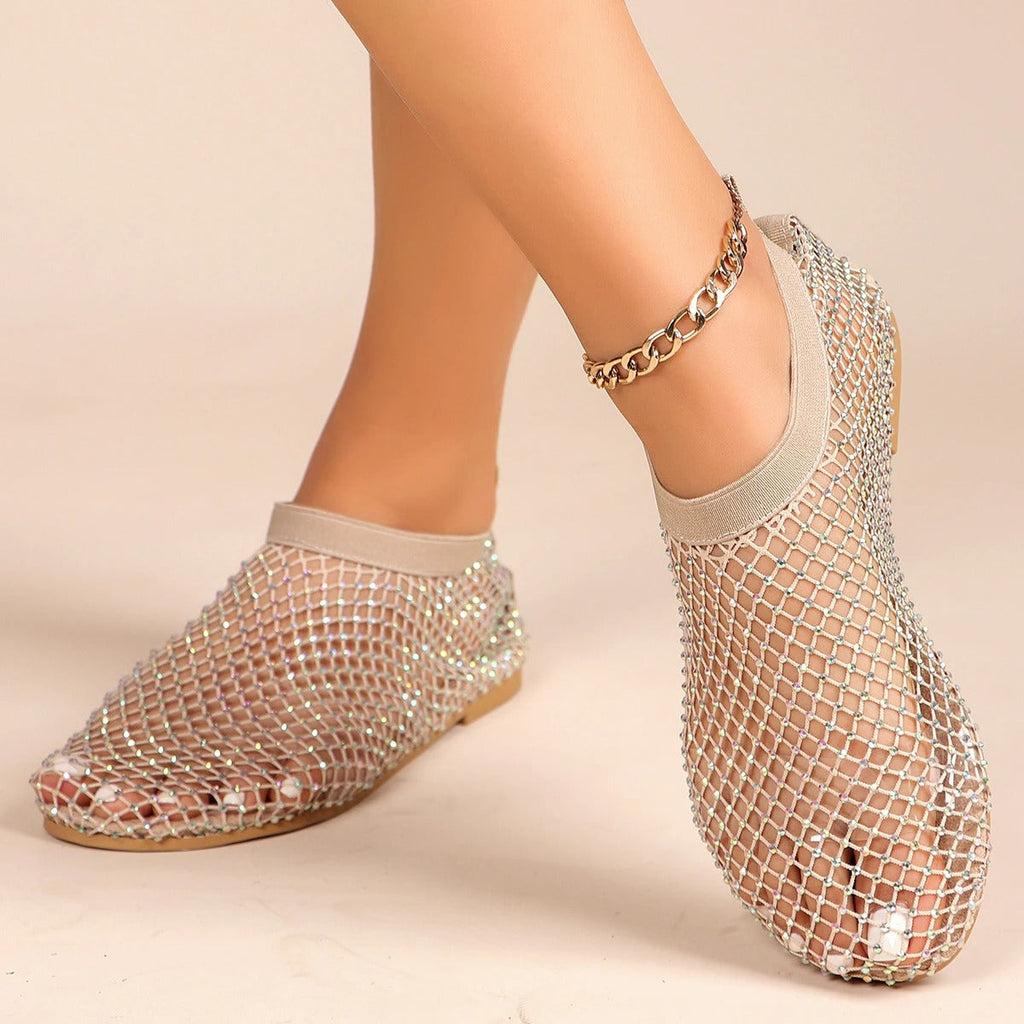 Monaco Mesh-Ballerinas — leicht mit schimmerndem Finish