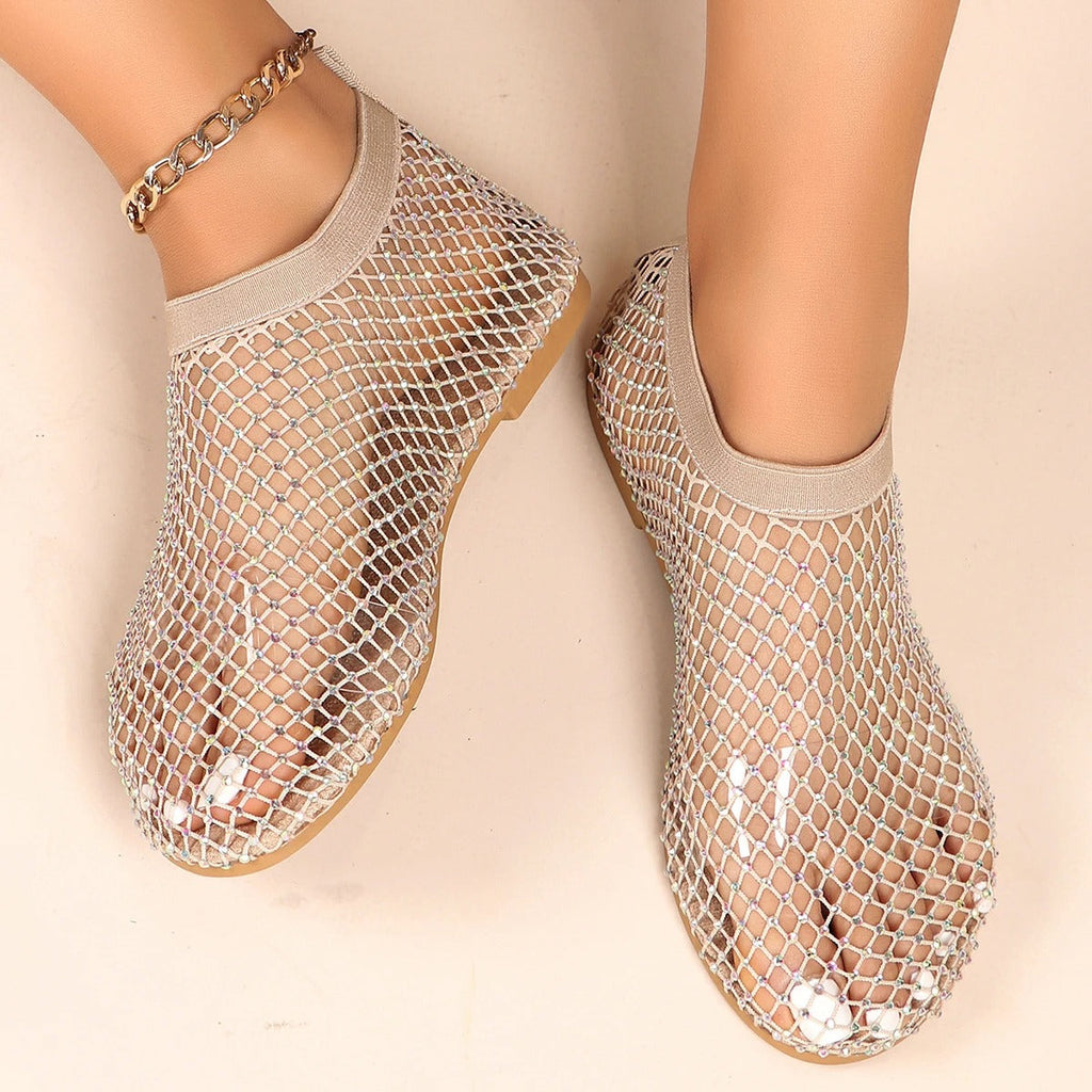 Monaco Mesh-Ballerinas — leicht mit schimmerndem Finish