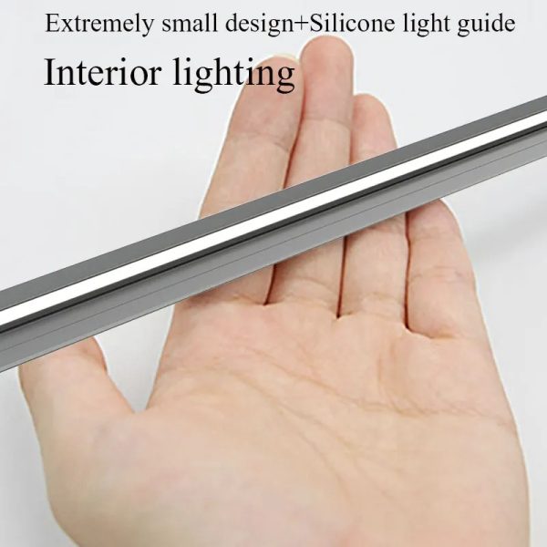 45 Degree LED Under Cabinet Lighting Bars Invisible Ultra Thin Strips | Filindra