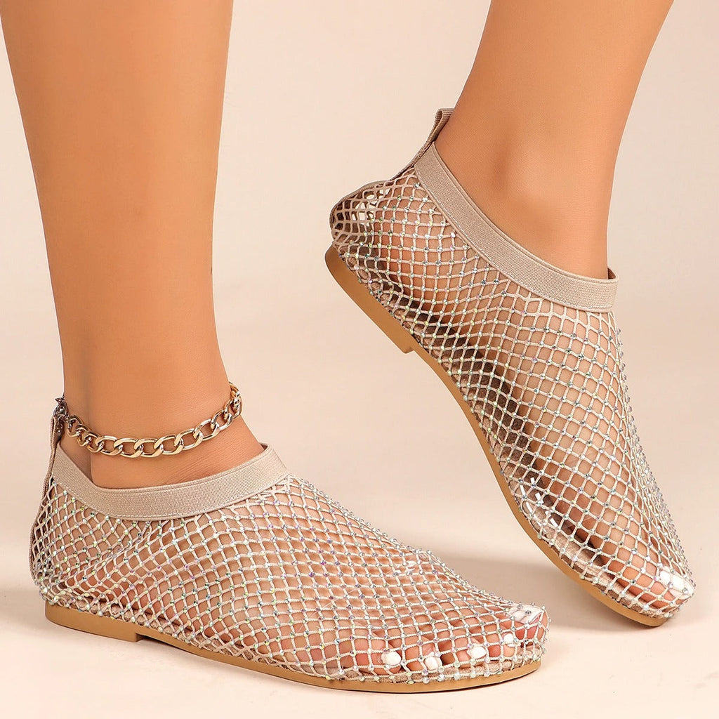 Monaco Mesh-Ballerinas — leicht mit schimmerndem Finish