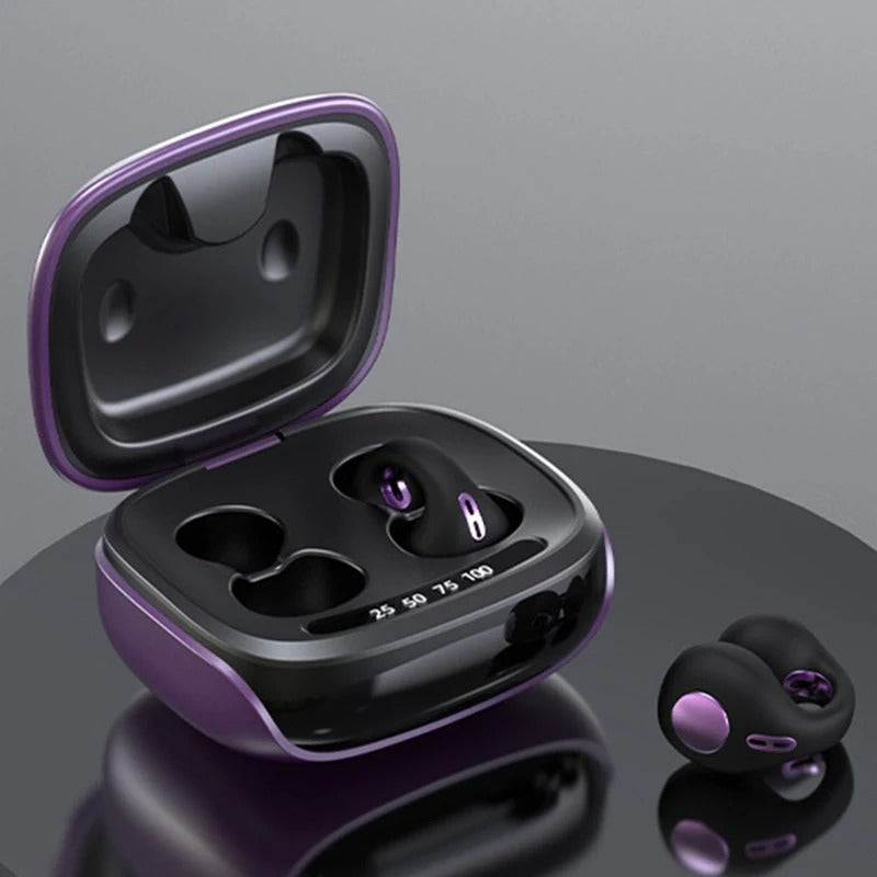 AeroPulse Open-Ear Bone-Conduction Headphones — Durable Build, Waterproof Design